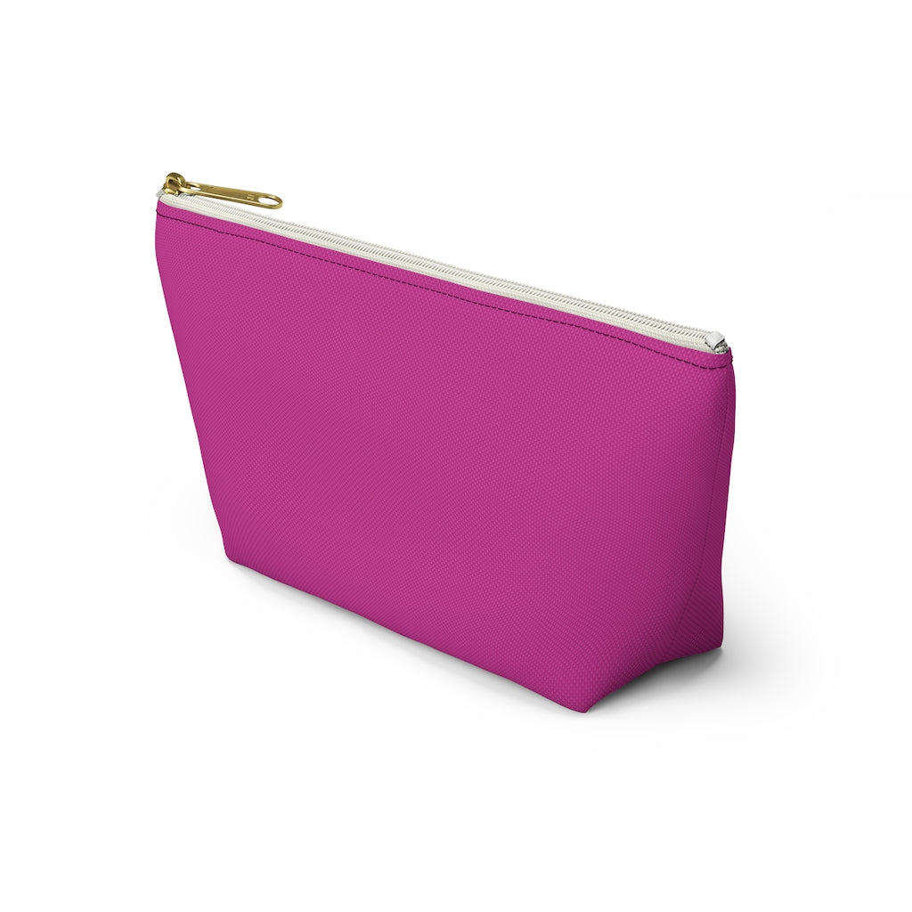 Wifey Hot Pink Accessory Pouch w T-bottom