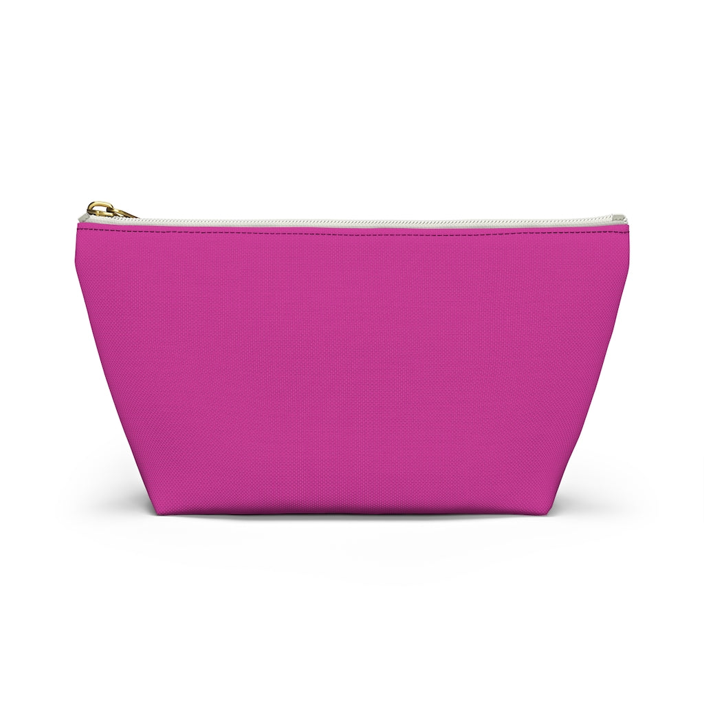 Wifey Hot Pink Accessory Pouch w T-bottom
