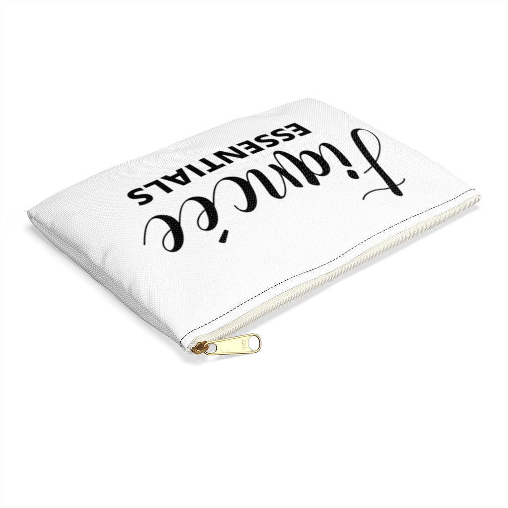 Fiancée Essentials White Accessory Pouch