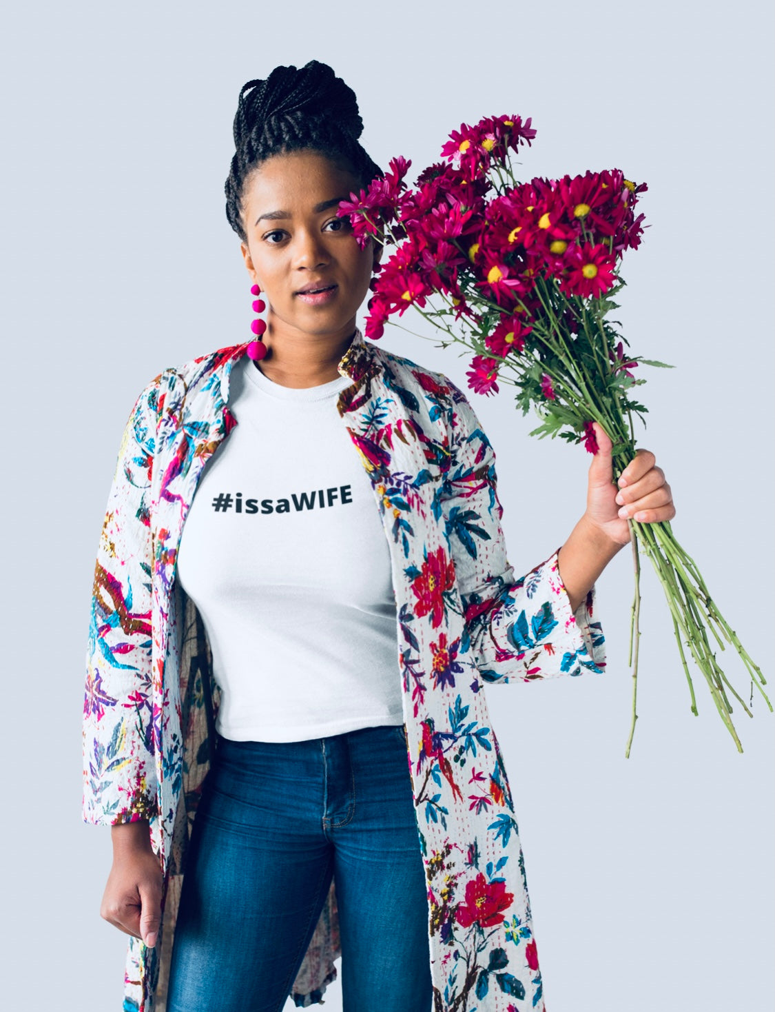 #issaWIFE White Short-Sleeve Tee