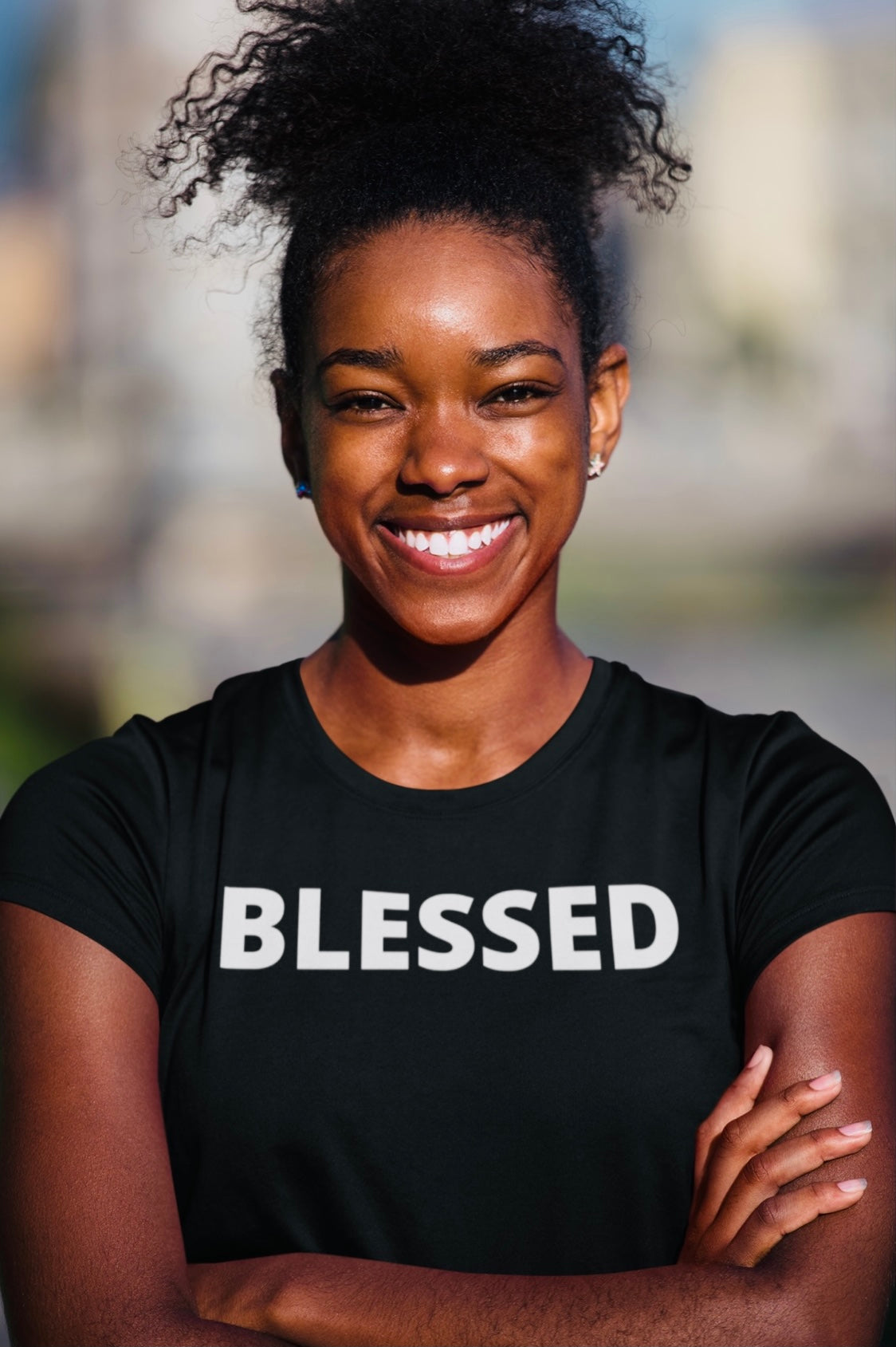 "BLESSED" Short-Sleeve UNISEX Tee
