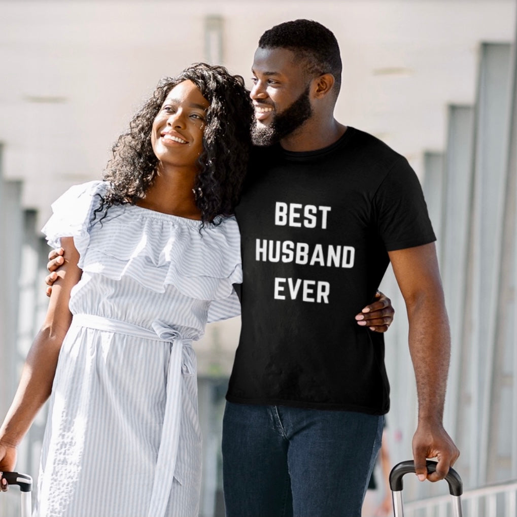 "Best Husband Ever" Black Short-Sleeve Tee