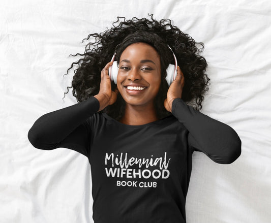 MW Book Club Black Long Sleeve Tee