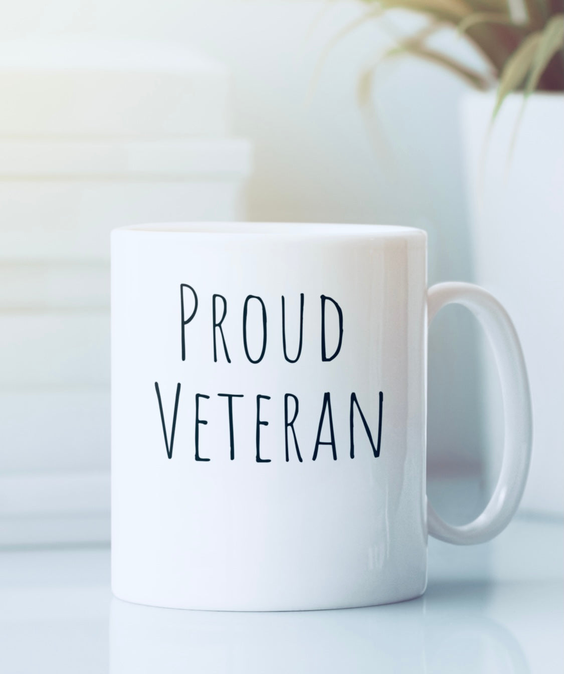 Proud Veteran White Glossy Mug