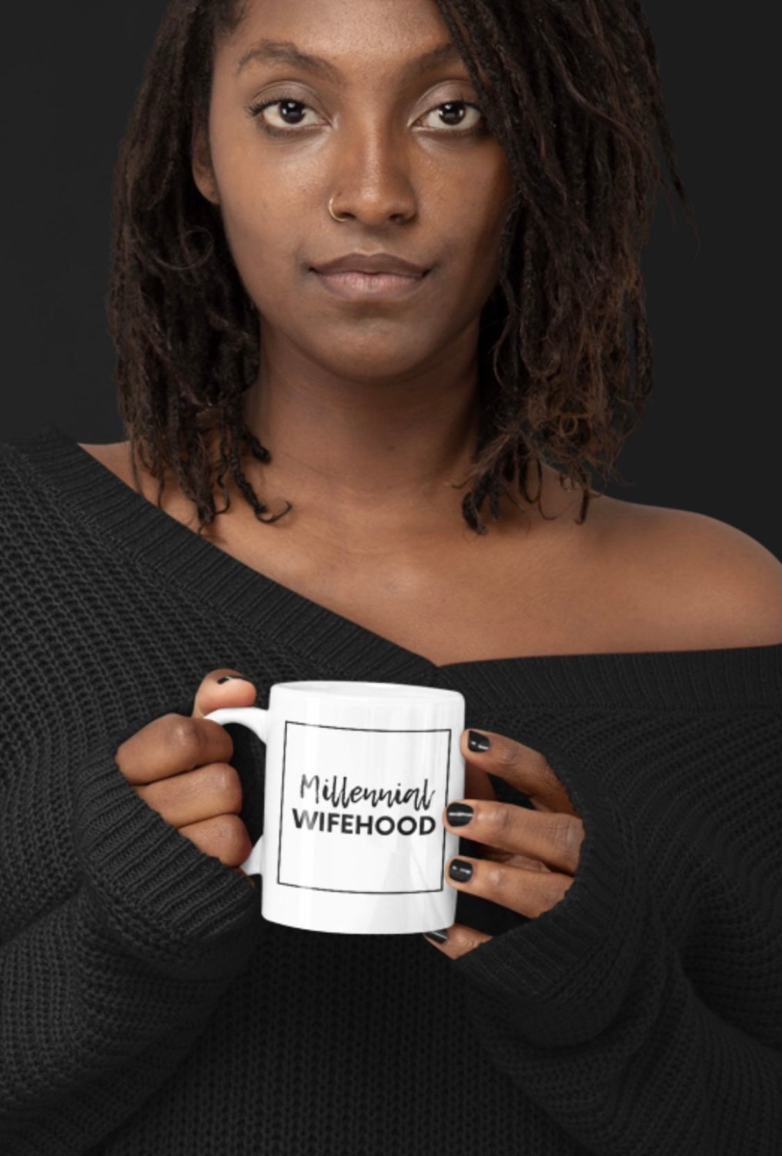 MW Signature White Glossy Mug