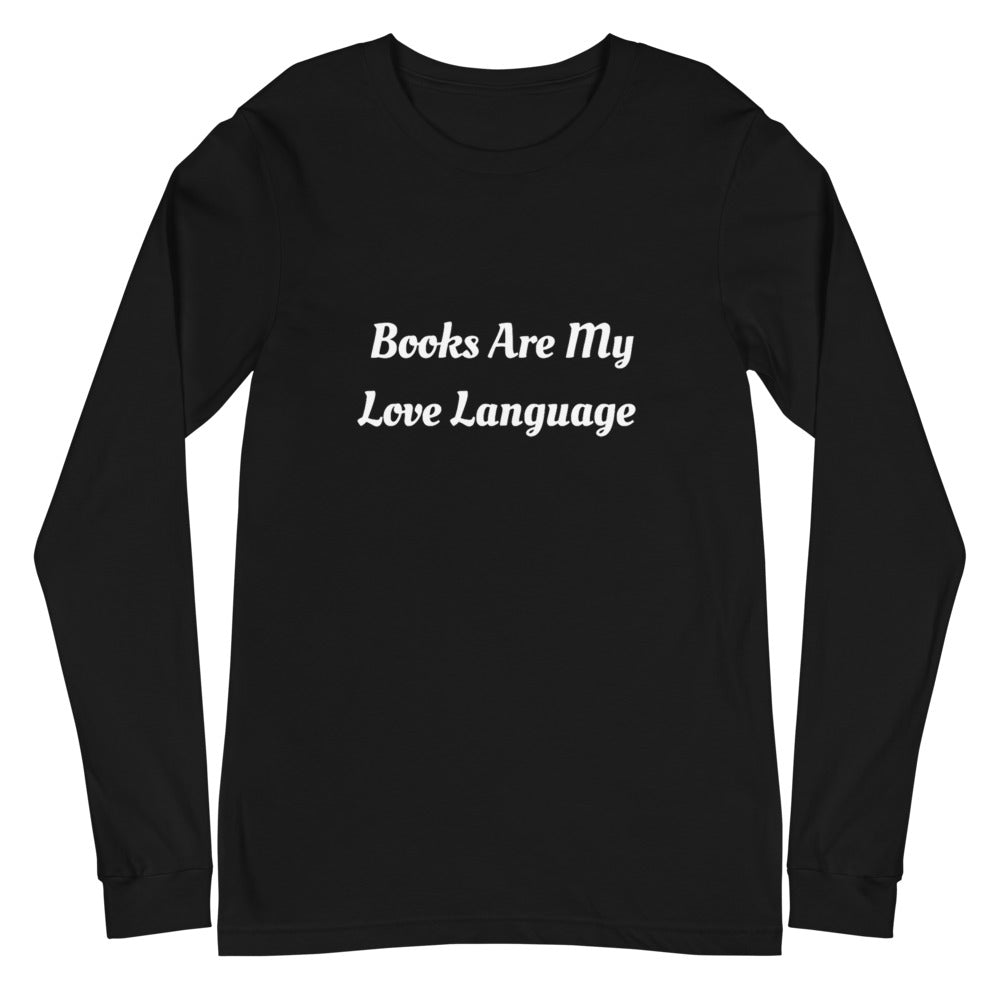 "Books Are My Love Language" Long Sleeve Tee
