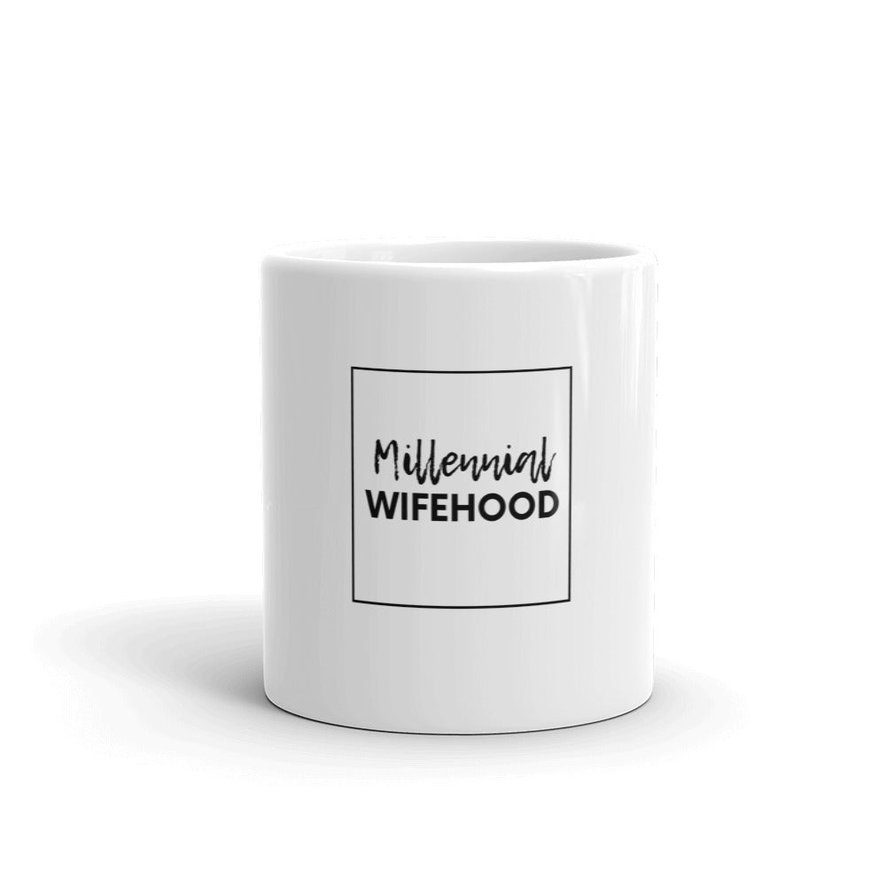 MW Signature White Glossy Mug
