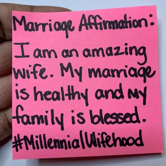 #MarriageAffirmation