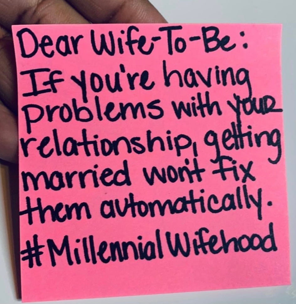 #DearWifeToBe