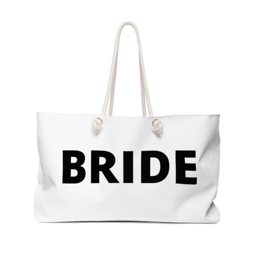BRIDE White Weekender Bag