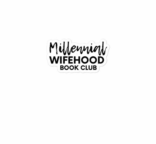 Millennial Wifehood Book Club Sticker