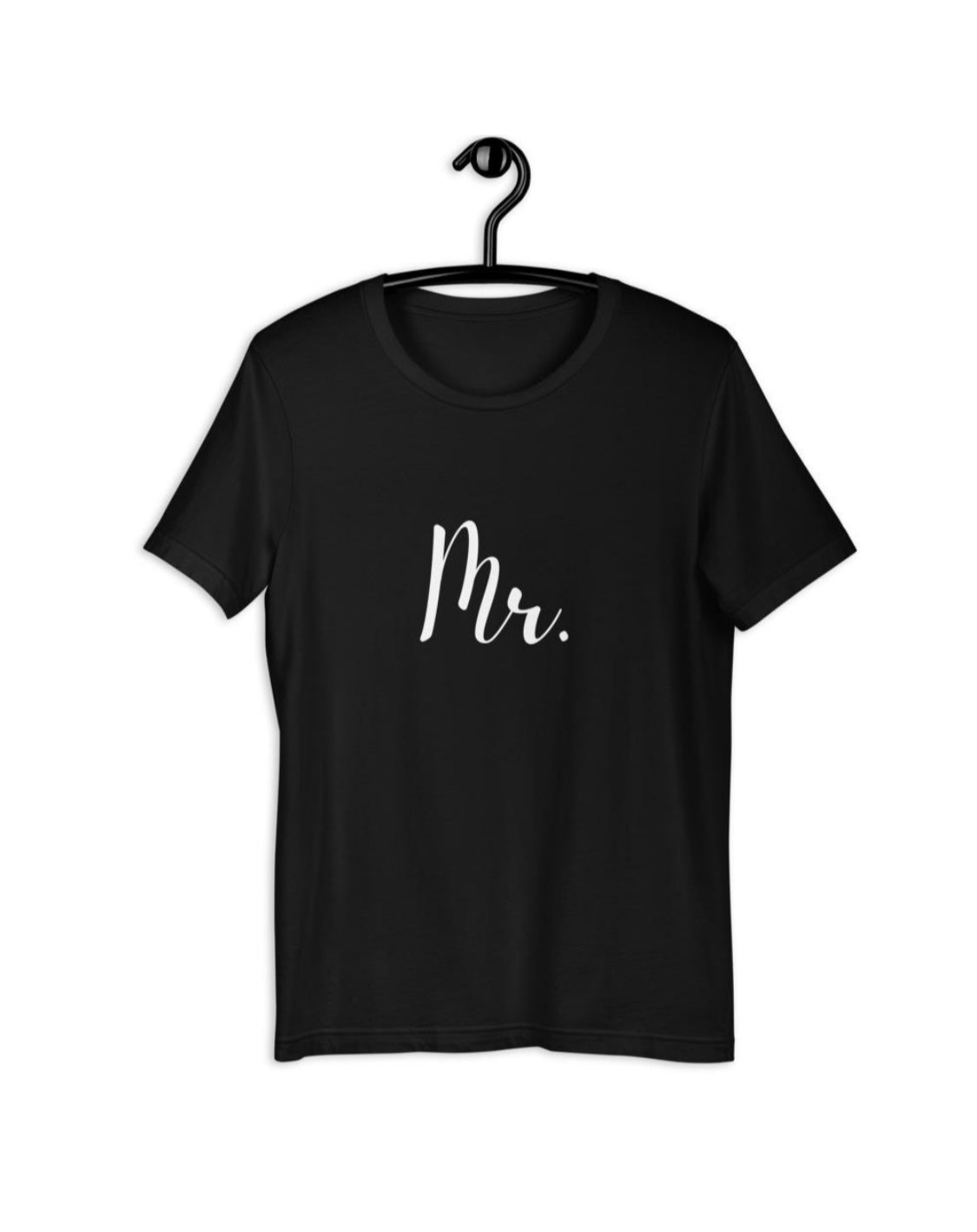 "Mr." Black Short-Sleeve Tee