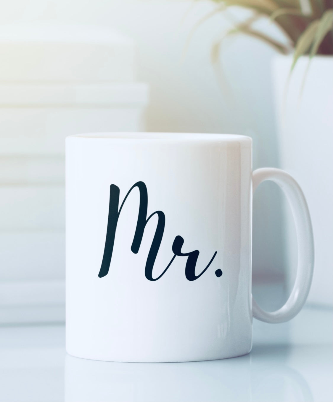 "Mr." White Mug