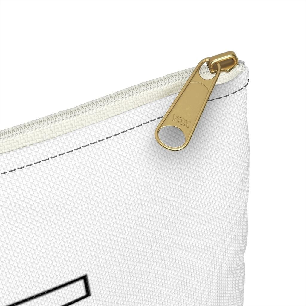 WIFE LIFE White Accessory Pouch