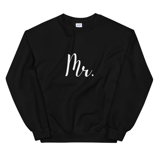 "Mr." Black Sweatshirt