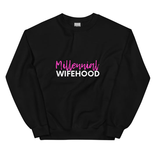 MW Signature Black Sweatshirt