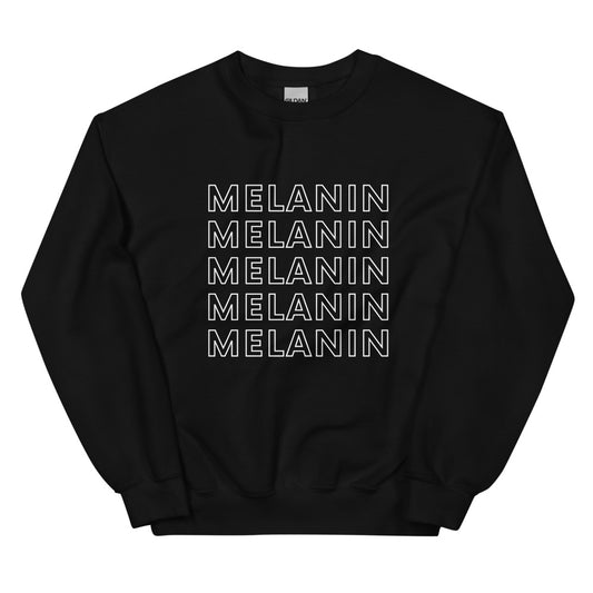 MELANIN Black Unisex Sweatshirt