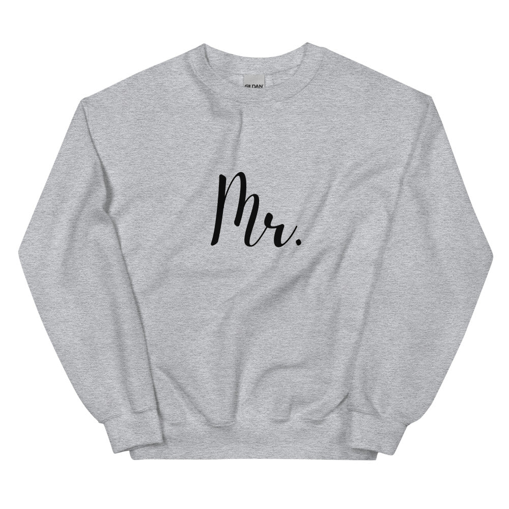 "Mr." Sport Grey Sweatshirt