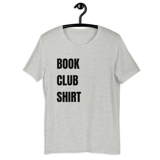 "BOOK CLUB SHIRT" Grey Short-Sleeve Tee