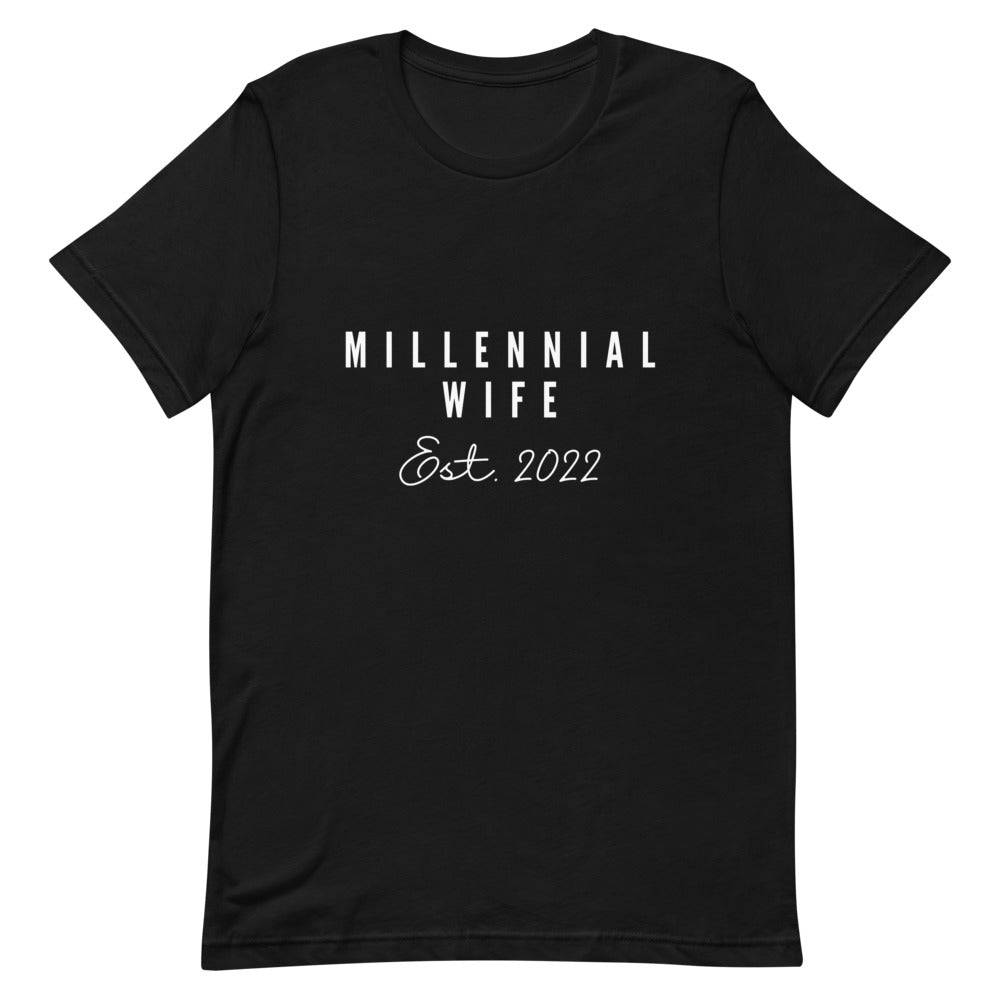 "Millennial Wife est. 2022" Short-Sleeve Tee