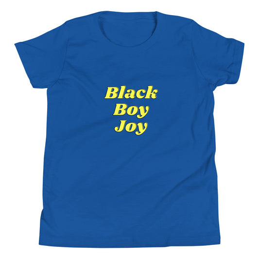 BLACK BOY JOY Youth Royal Blue Short Sleeve Tee